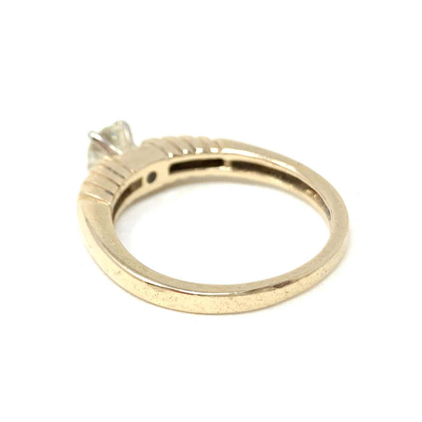 14K Gold Vintage Solitaire Diamond Ring