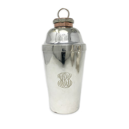 Tiffany & Co. Silver Soldered & Copper Cocktail Shaker