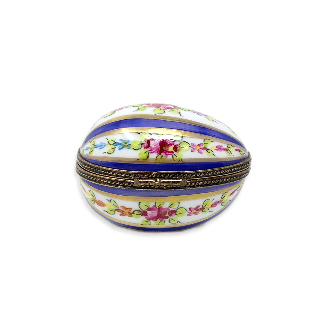 Limoges Hand Painted Egg Box