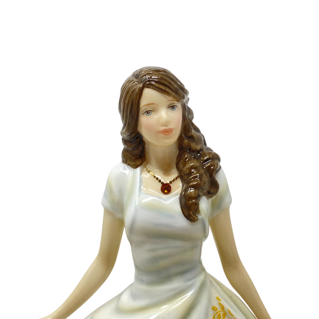 Royal Doulton London HN5907 Birthstones November - Topaz Figurine