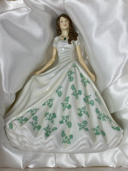 Royal Doulton London HN5901 Birthstones May - Emerald Figurine