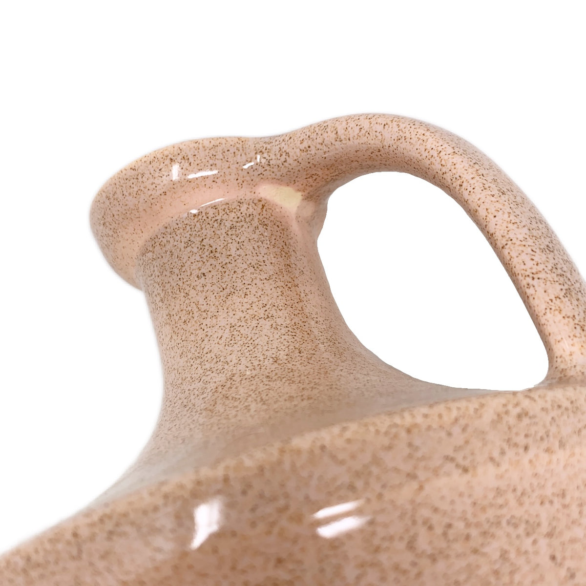 Pfaltzgraff 1940's Pink Speckled Pitcher/ Carafe