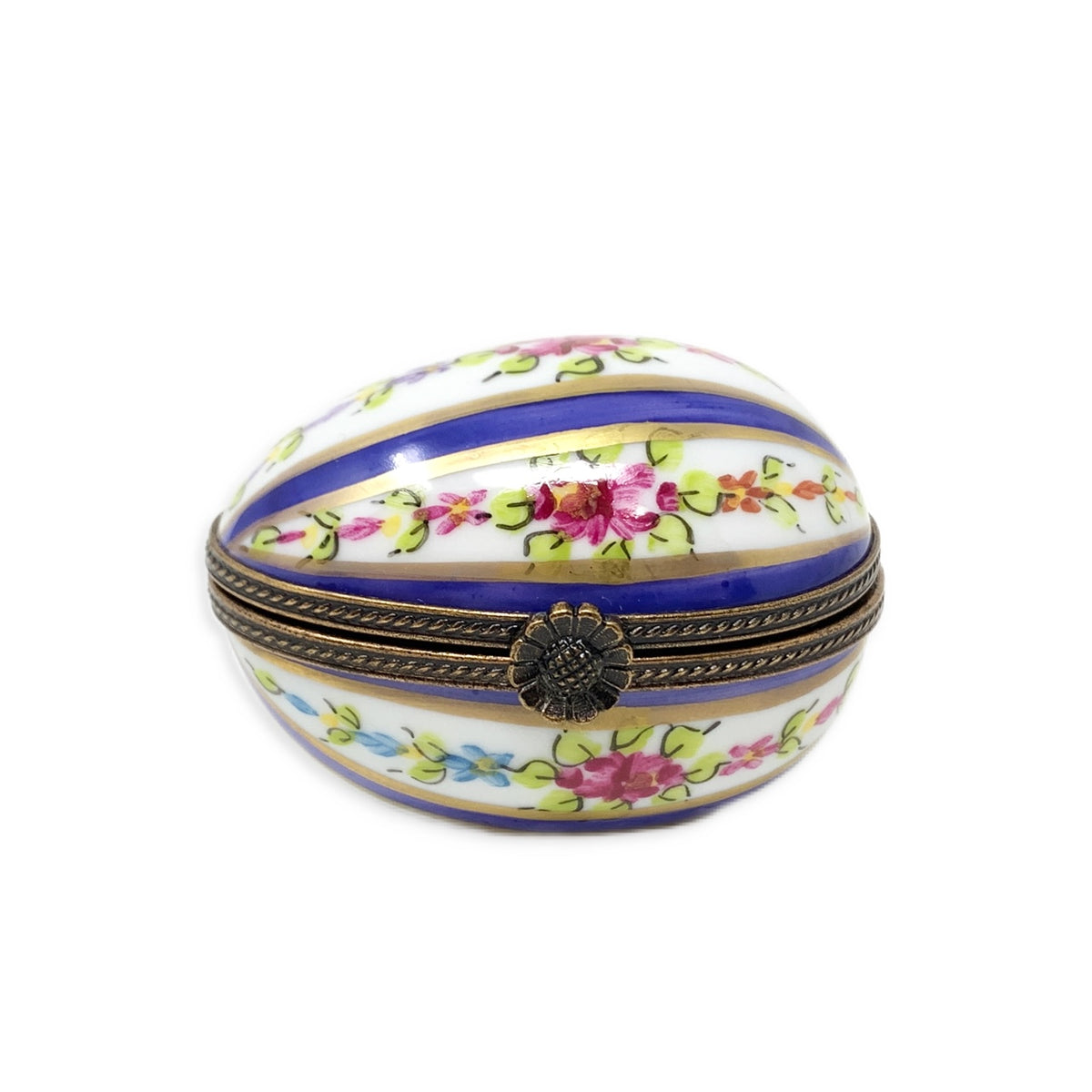 Limoges Hand Painted Egg Box