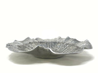 Virginia Metalcrafters #3517 1948 13" Aluminum Lotis Leaf Bowl